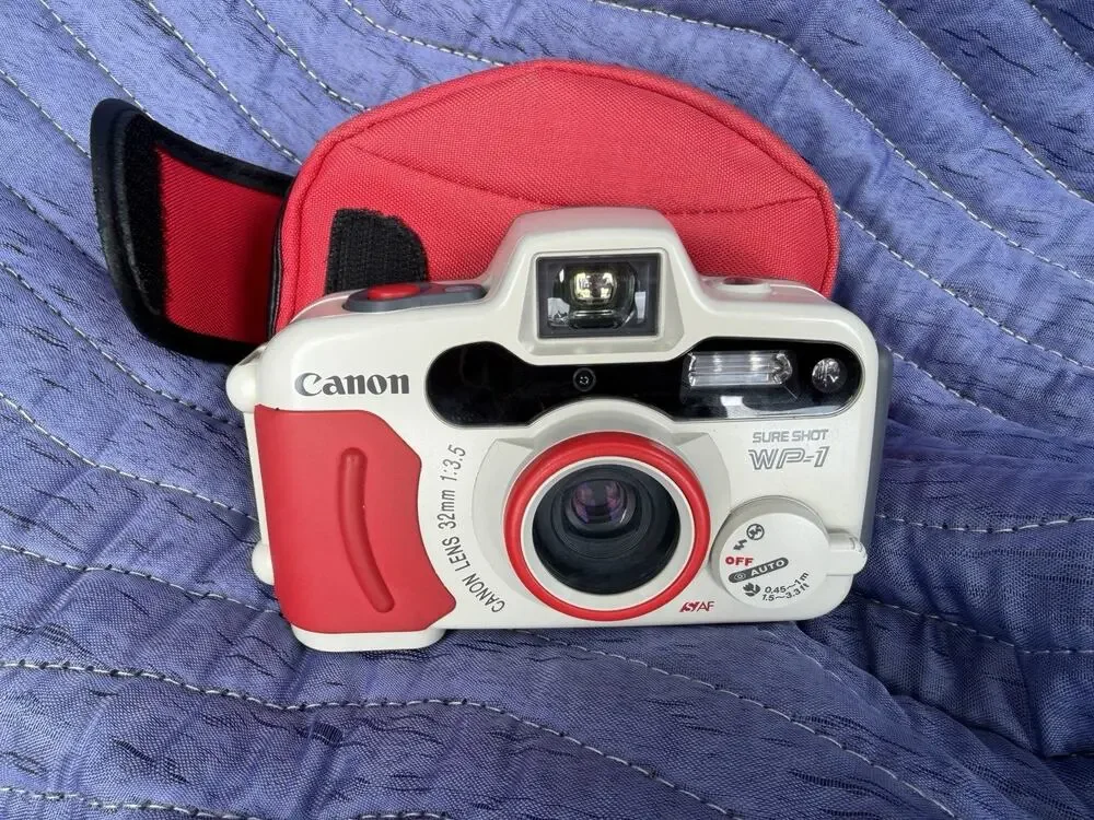 CANON SURE SHOT WP-1 35mm CAMERA - 32mm 3.5 LENS TESTED/WORKS MINT VINTAGE